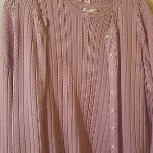 Lavender Foxcroft Sweater Set XXL